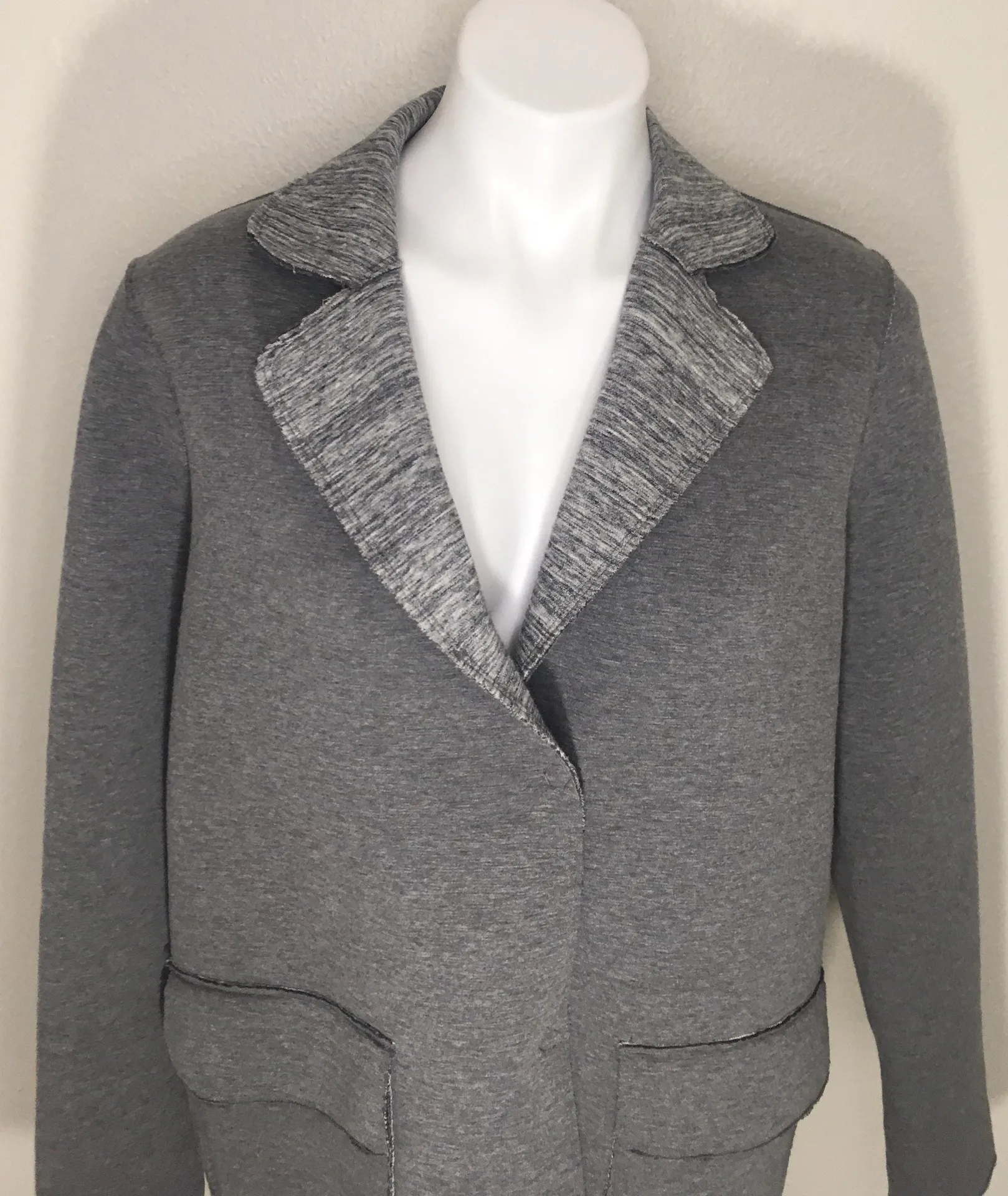 Grey Sweater Jacket - Image 3