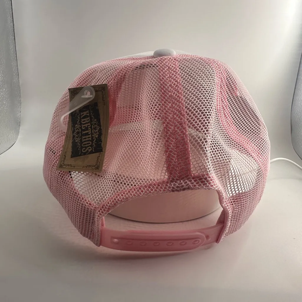“Long Live Cowgirls” Trucker Hat Pink - Image 3
