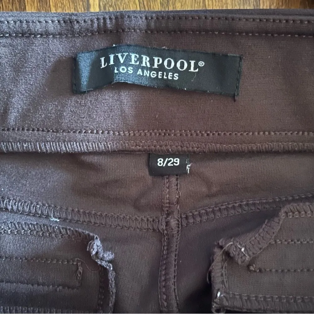 Liverpool Pants Womens 4/27 Pull On Skinny Leg Mid Rise Stretch Knit Ponte - Image 4