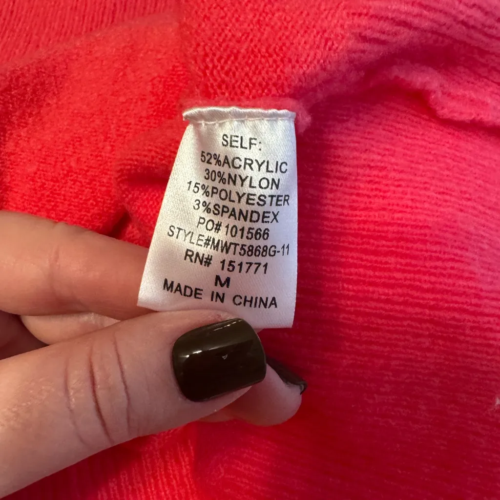 Christmas Sweater Ugly/Cute Pink Candy Cane Queen Size L by Gilli Size L - Image 6