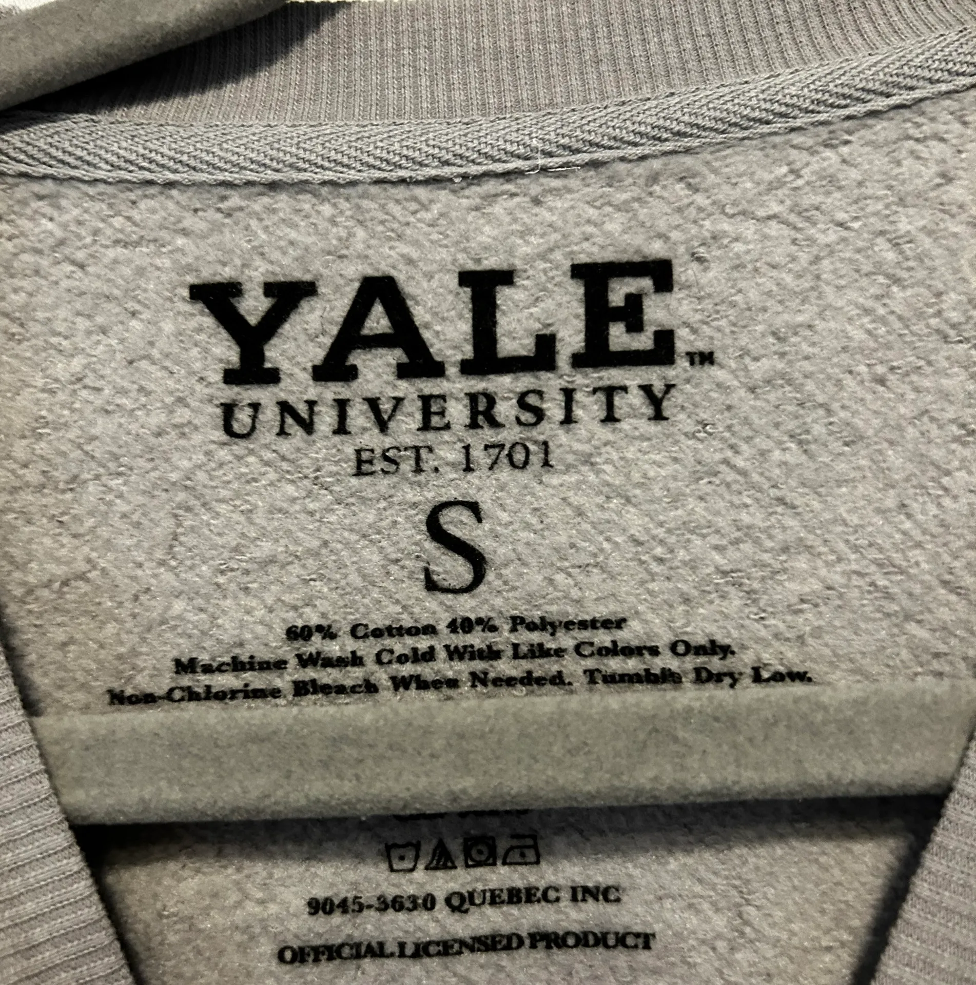 Yale Crewneck Gray - Image 2