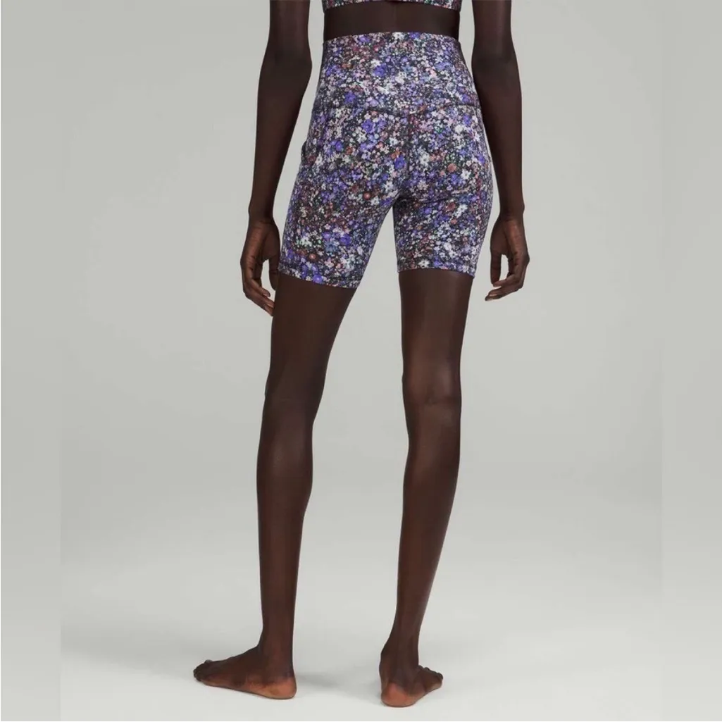 Lululemon Align Bike Shorts Flower Burst Multi Floral Womens Sz 6 - Image 2