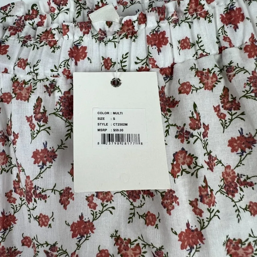 NWT Jennifer & Grace Floral Tiered Mini Skirt Size Small S NEW L2733 - Image 8