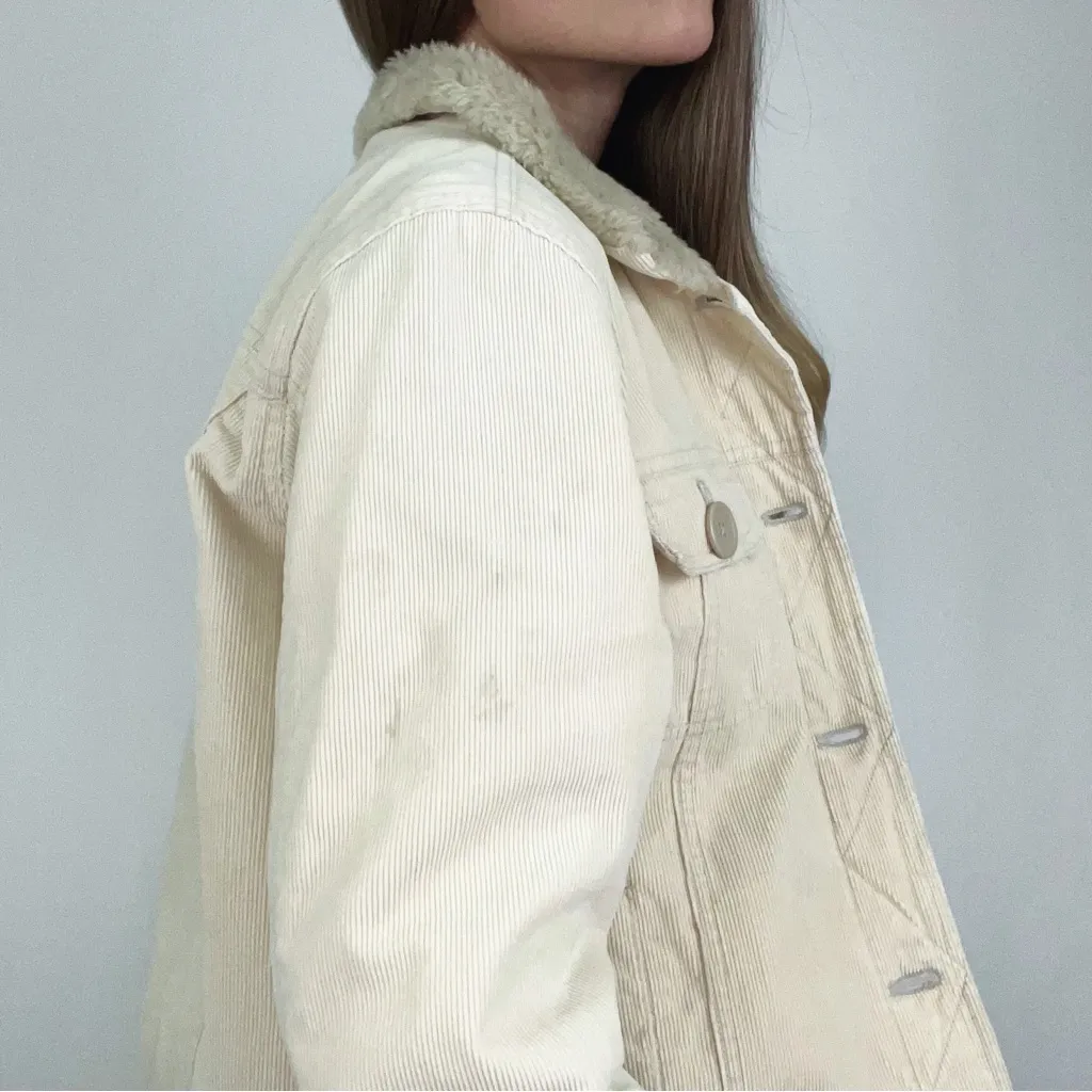 Vintage Y2K Corduroy Faux - Image 6