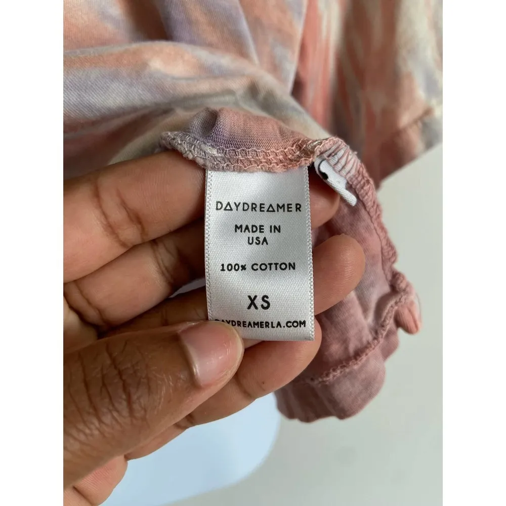 Daydreamer tie died crop top Tee SIZE XS - Image 6