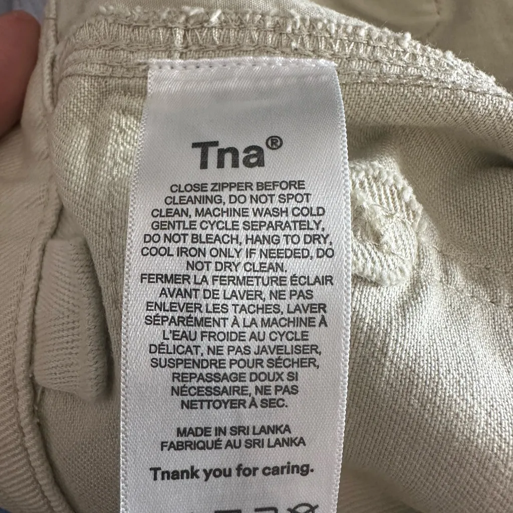 Aritzia TNA Greenwich Carpenter Pants High Waisted Twill Relaxed Size 0 - Image 11