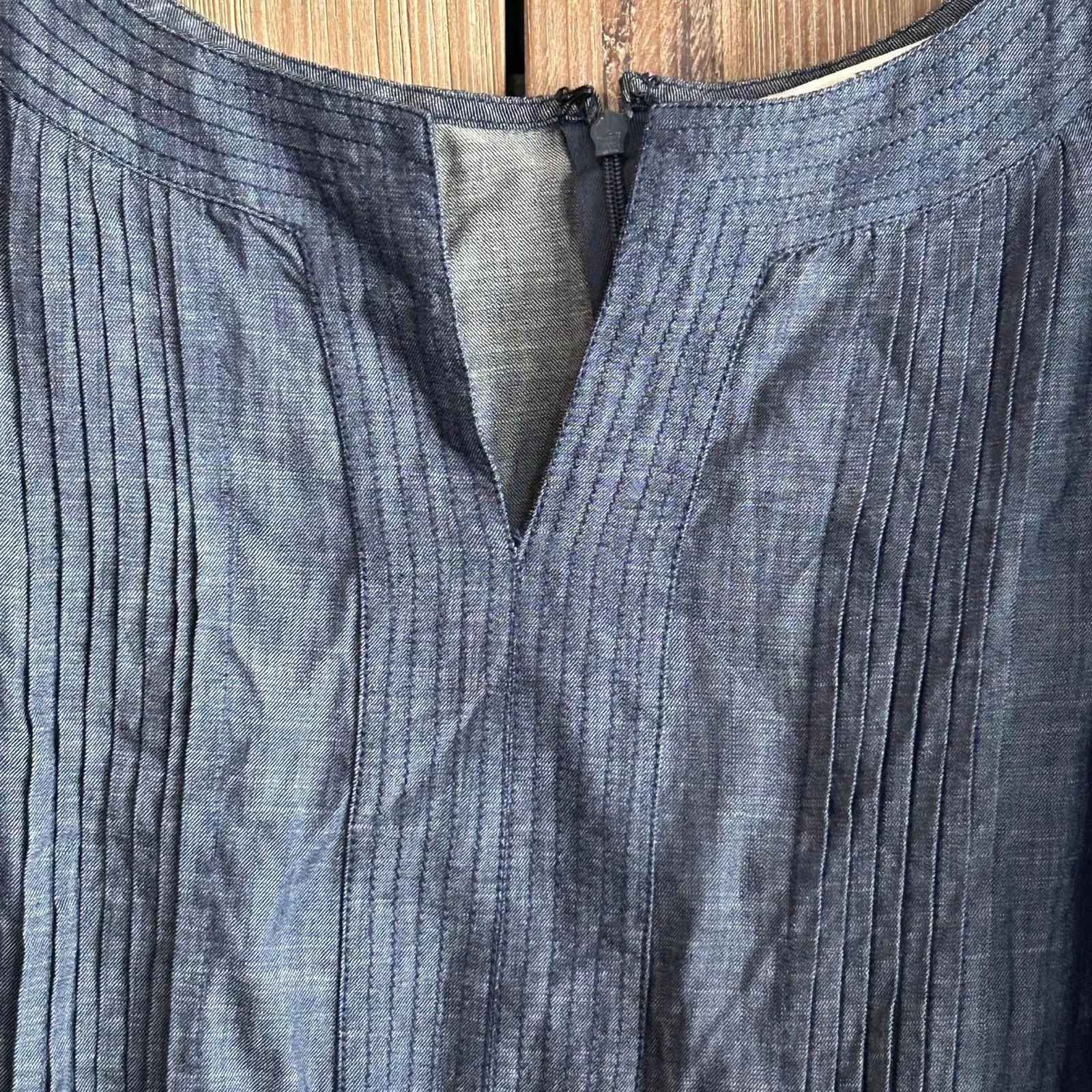 Wayward Fancies eShakti Women's Dress Blue Embroidered Plus Size Size 4X - Image 3