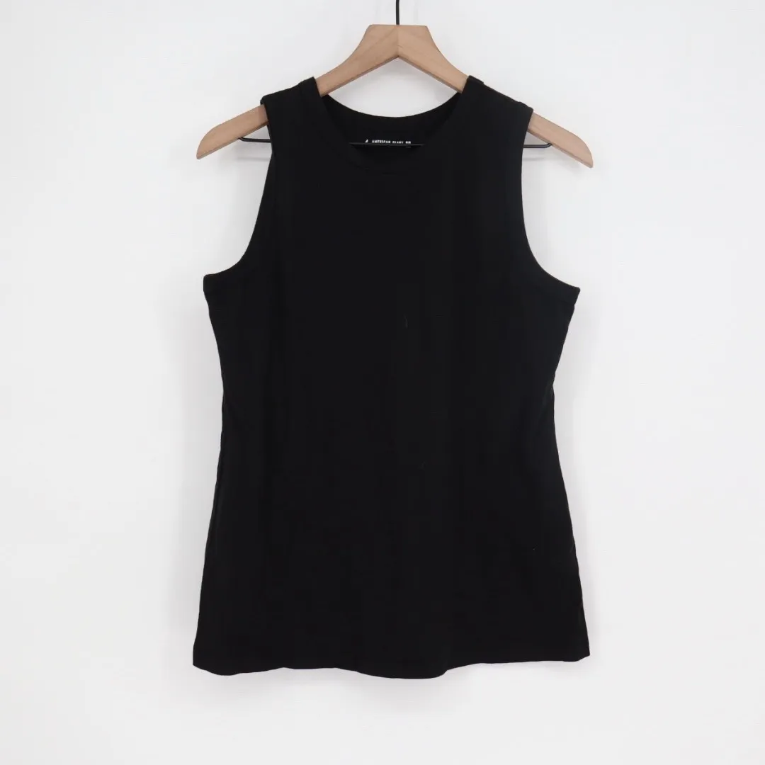 American Giant Classic Black Tank Top Muscle Tee Made in USA Size M Size M - Image 2