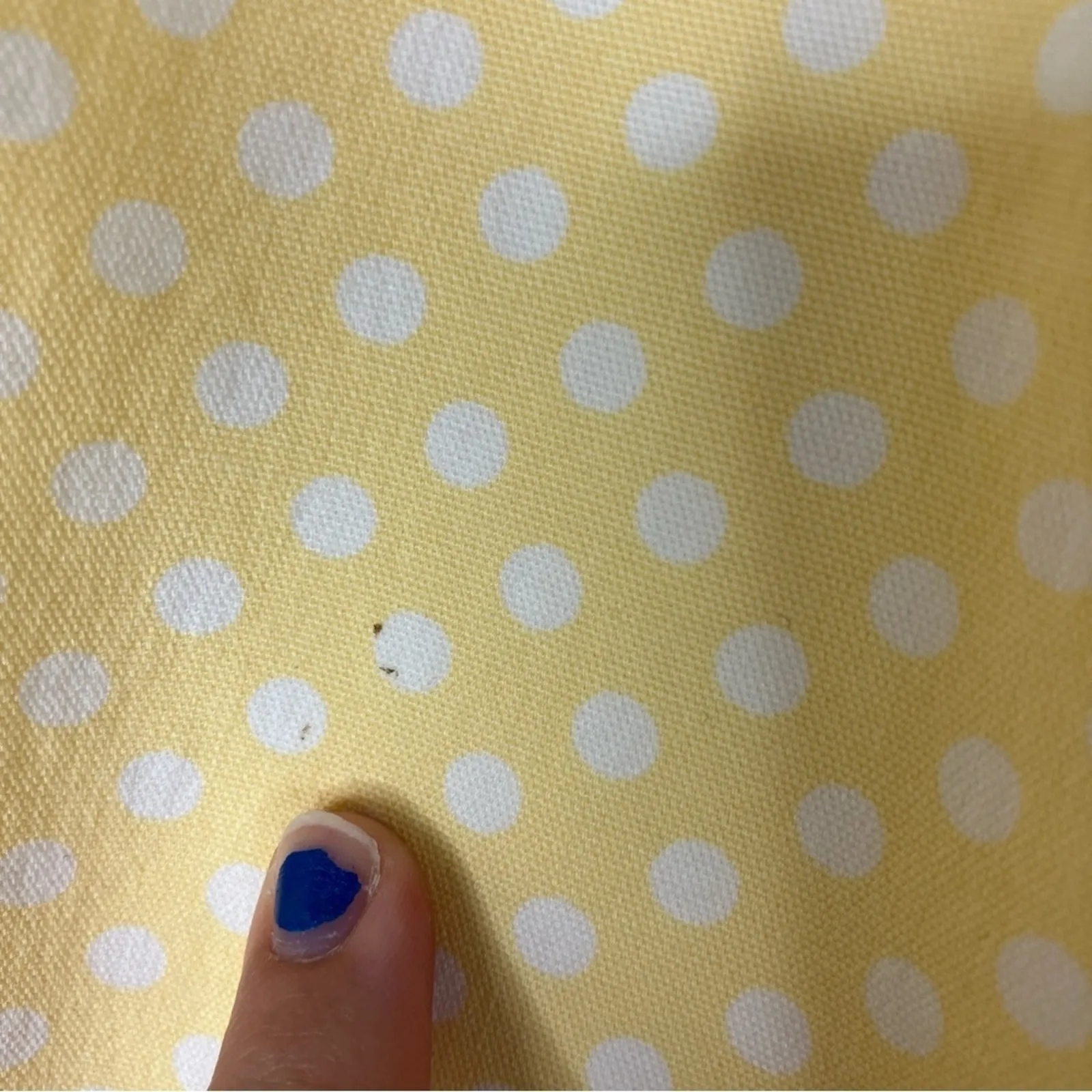 Cambridge Dry Goods Yellow Polka Dot Cotton Capri Pants Womens 12 - Image 5