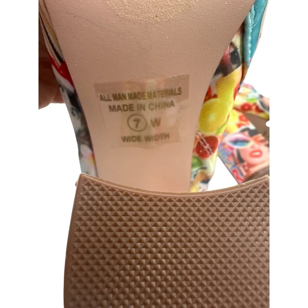 Chase & Chloe Size 7 Las Vegas Print Lace - Image 10