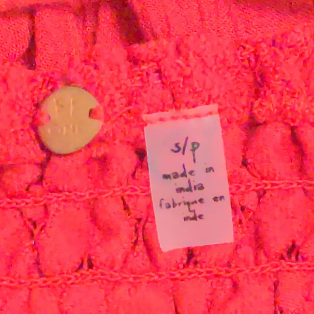 Free People Adella Cami Crochet Lace Flowy Tiered Crisscross Cherry Red S New - Image 8