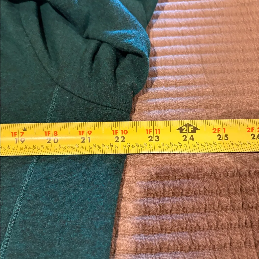 Eddie Bauer women's cowl neck tunic pullover size M teal green - Image 8