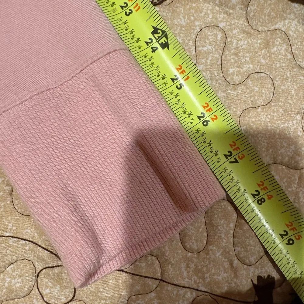 Athleta Sweatshirt Women's M light Pink Mindset Crewneck Super Soft Criss Cross - Image 10