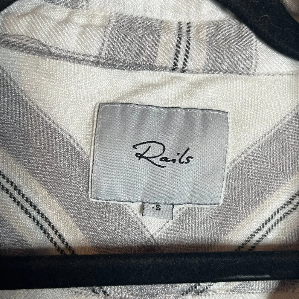 Rails  Hunter button down shirt in White Sterling - Image 4