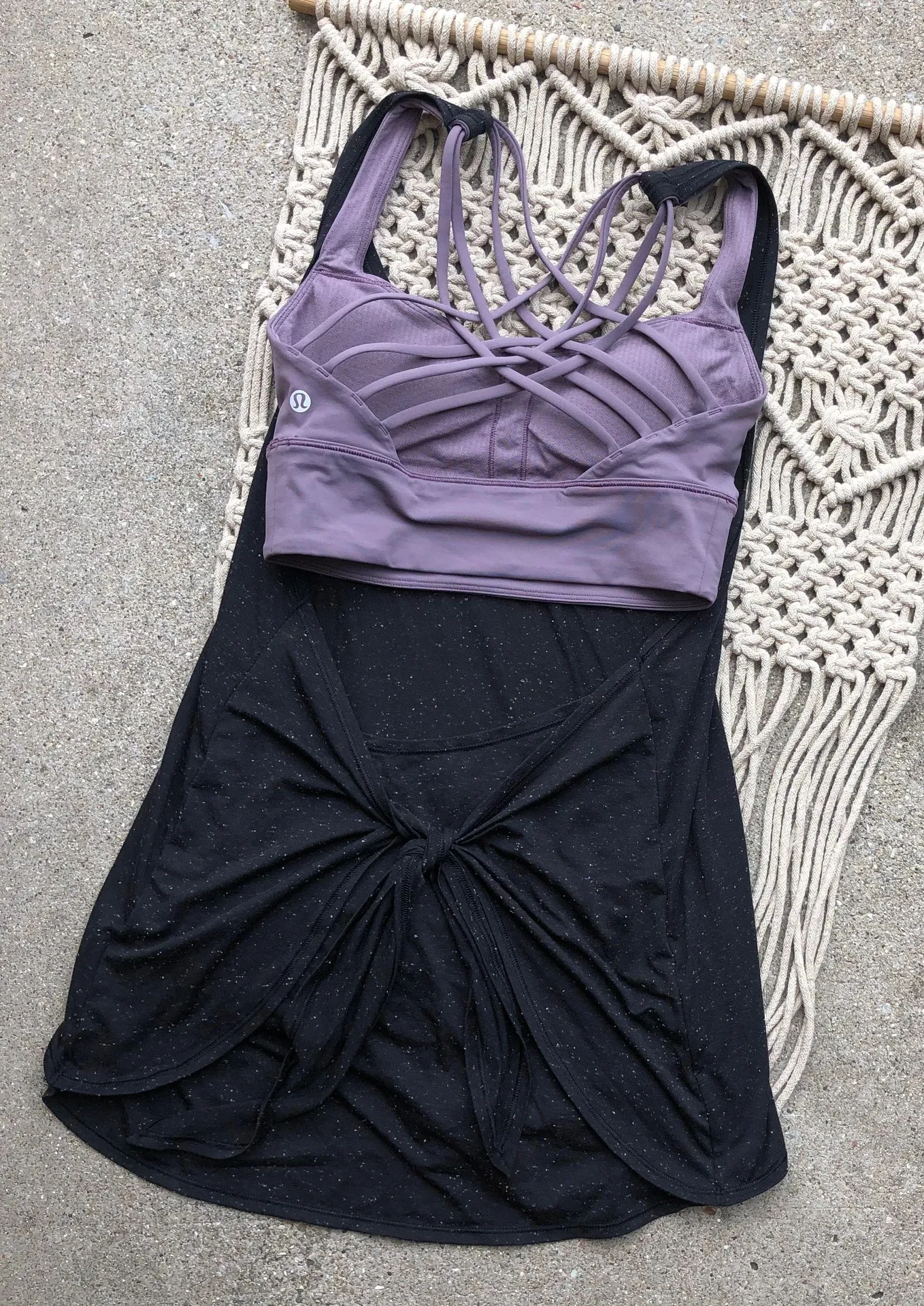 Lululemon Lulu Tied In Energy Tank Top Size 4 - Image 4