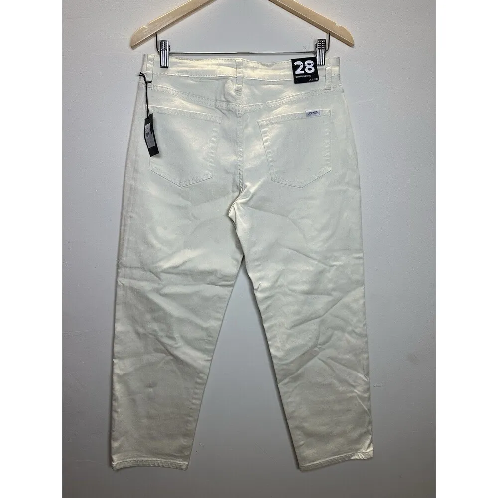 joe's jeans  The Boyfriend Crop In Natural Size 28 NWT Tapered Leg - Image 6
