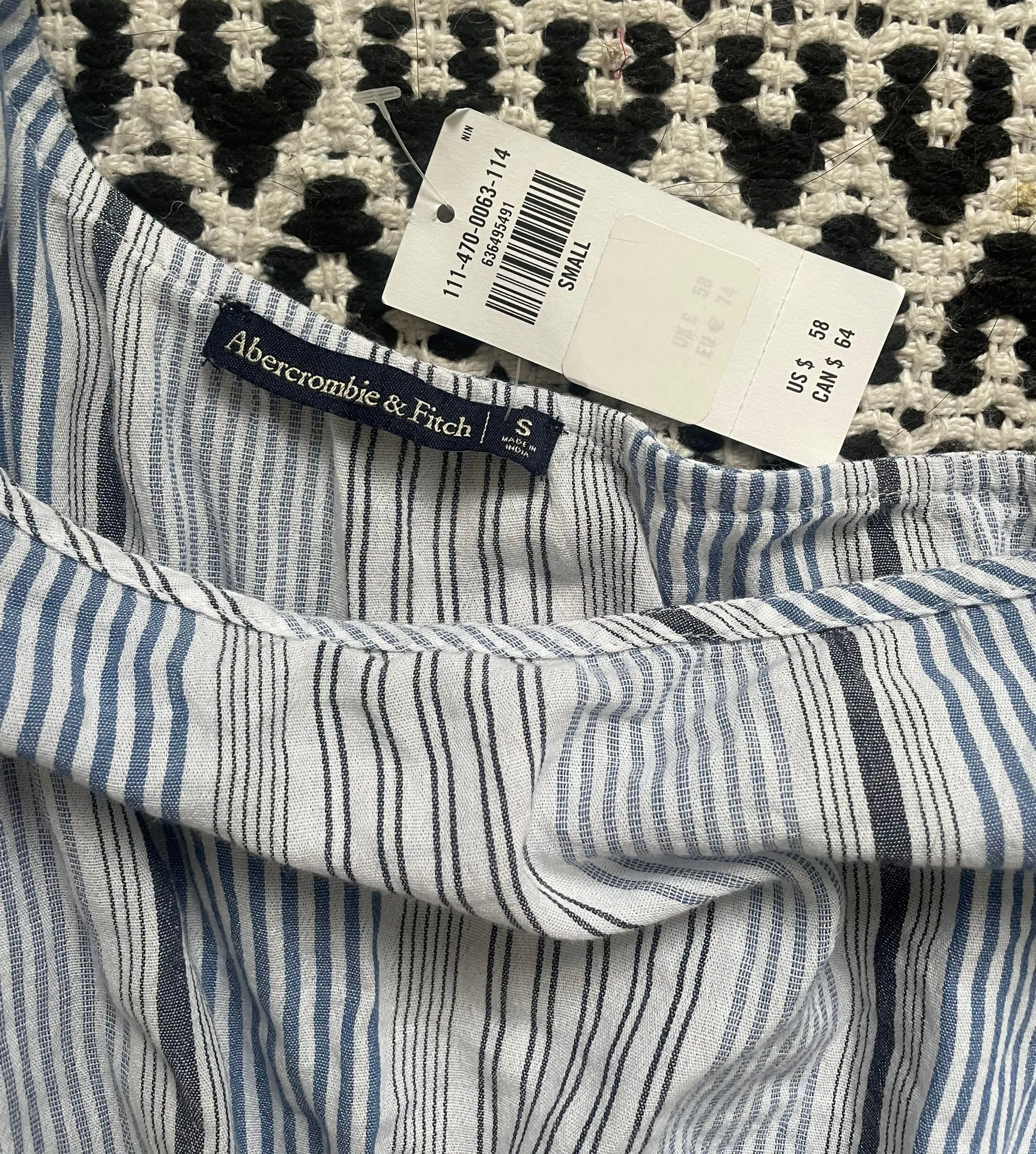 Abercrombie & Fitch One Shoulder Romper - Image 6