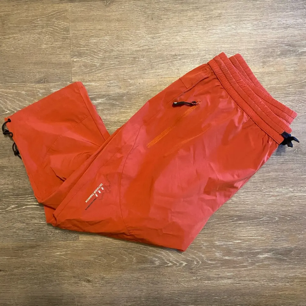 TBY Outdoor Sports Crop Rust Color Pants Size XXL Orange - Image 10