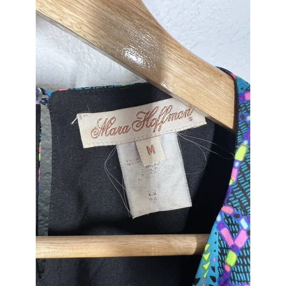 Mara Hoffman Camel Print Geometric Shift Dress Medium M Colorful Bright - Image 2