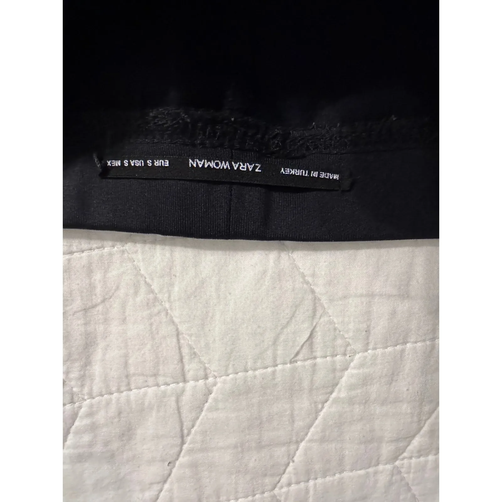 Zara leggings dressy with little zipppers‎ size women's small - Image 5