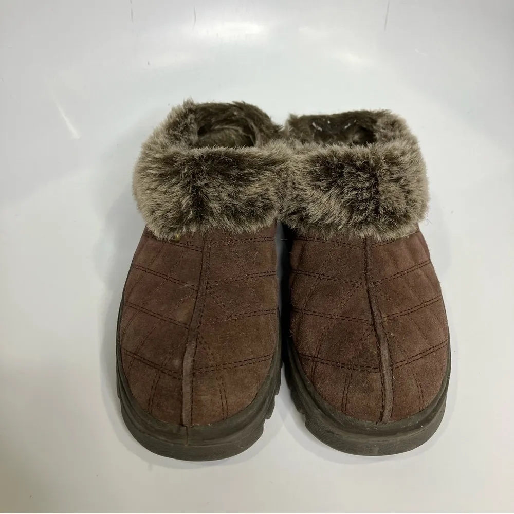 Skechers Y2K platform mules slip on shoes faux fur‎ lined size 6.5 - Image 3