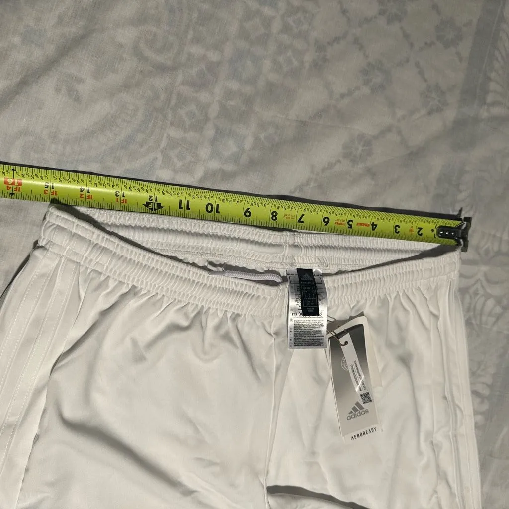 Adidas Women's Athletic White Shorts - Image 10