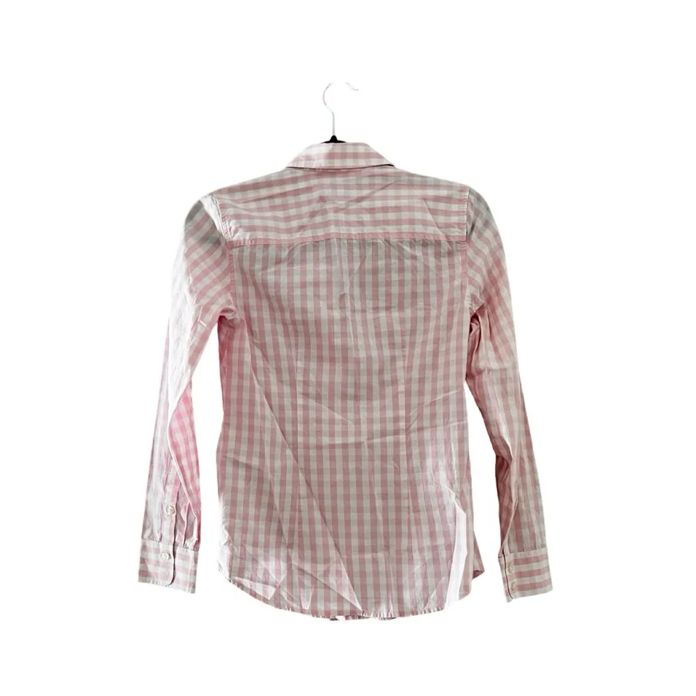 VINEYARD VINES Plaid Button Down Light Pink Shirt Sz 00 - Image 3