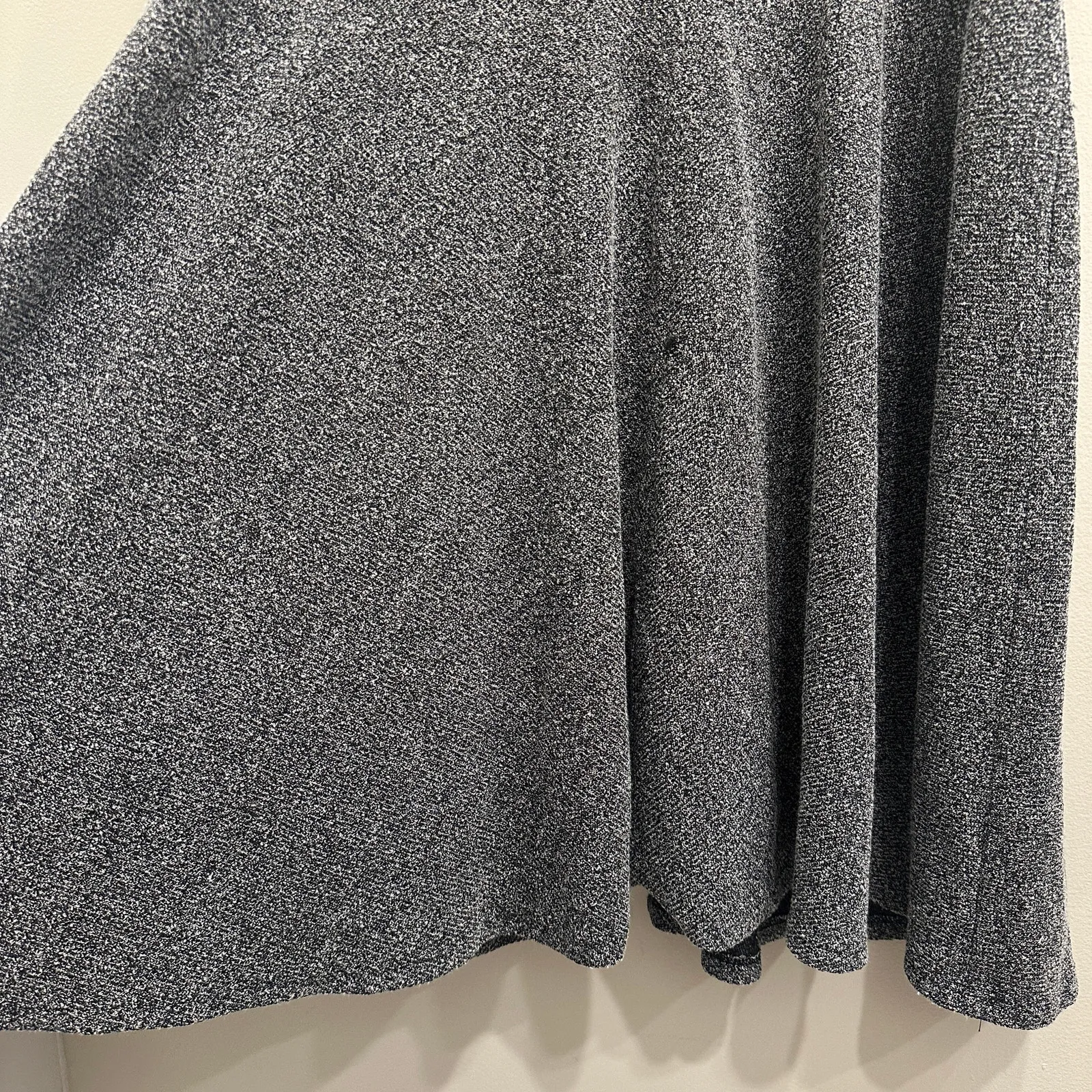 Hutch Sleeveless Textured Tweed Fit & Flare Dress Gray Black Plus 2X Party Work - Image 5