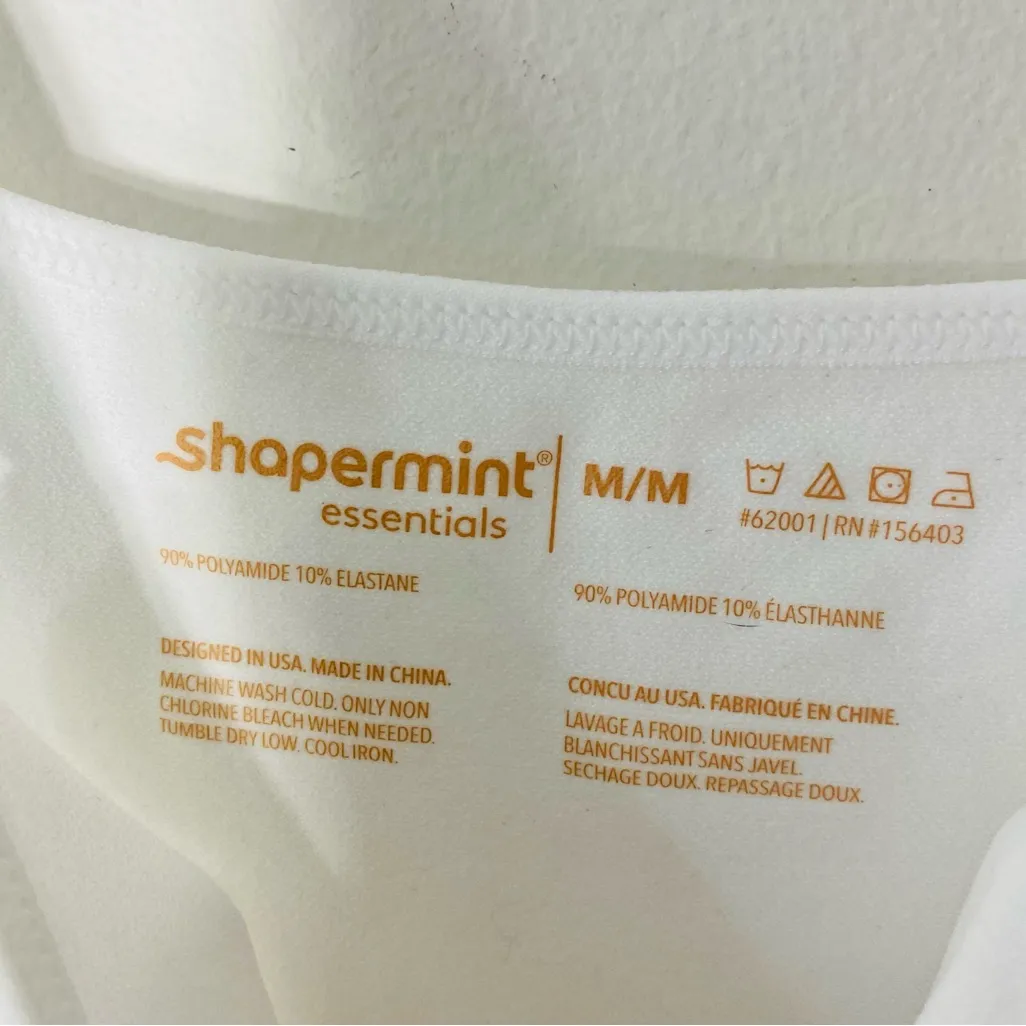 SHAPERMINT Essentials Empetua Scoop Neck Cami White Size M - Image 5