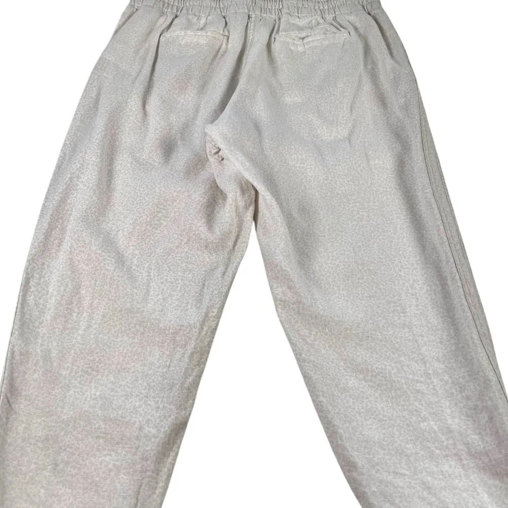 Athleta Linen Natural Cheetah Print Jogger Pants - Image 9