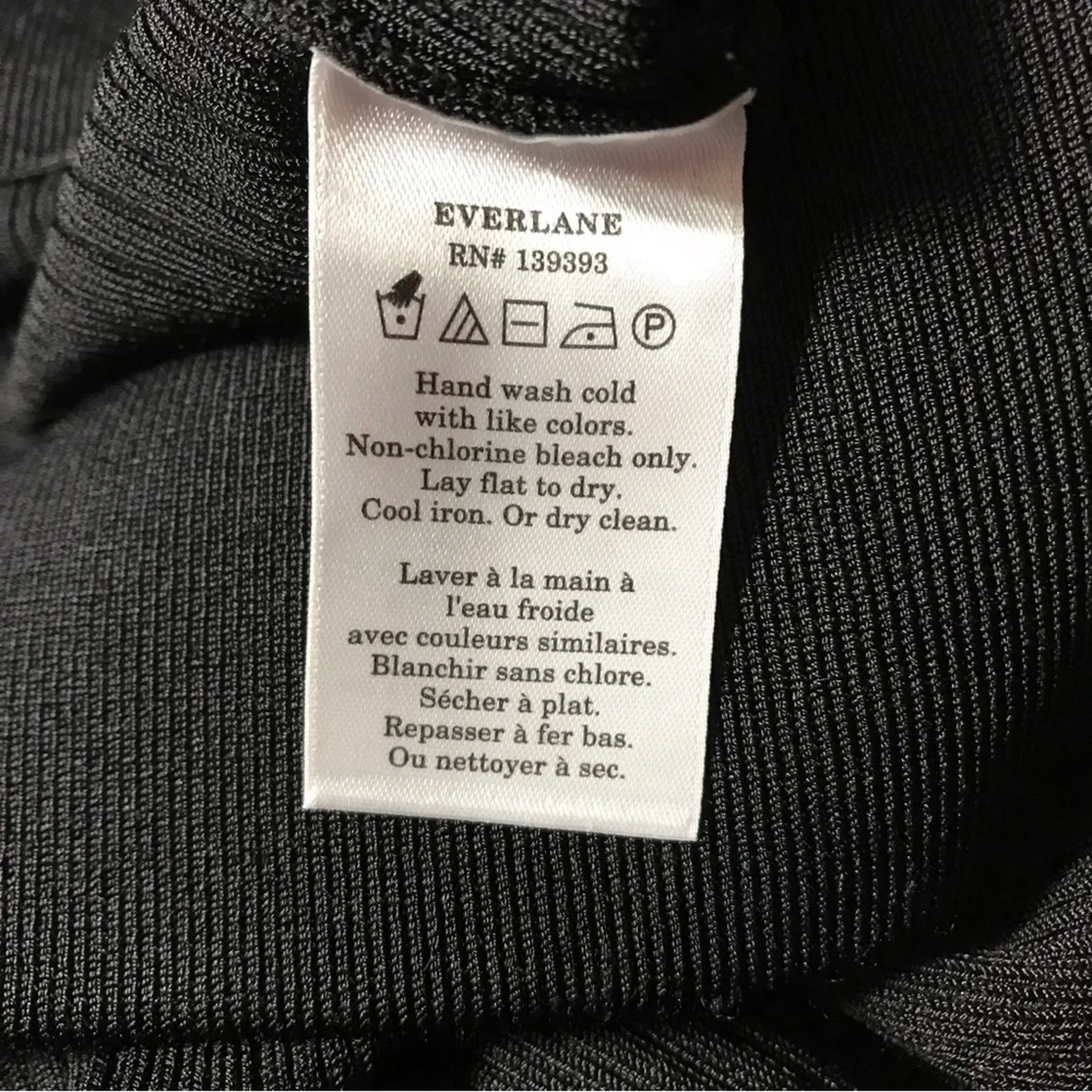 EVERLANE Flare Rib Knit Pant XL Black Grunge Versatile Office Whimsy Travel NWT - Image 13