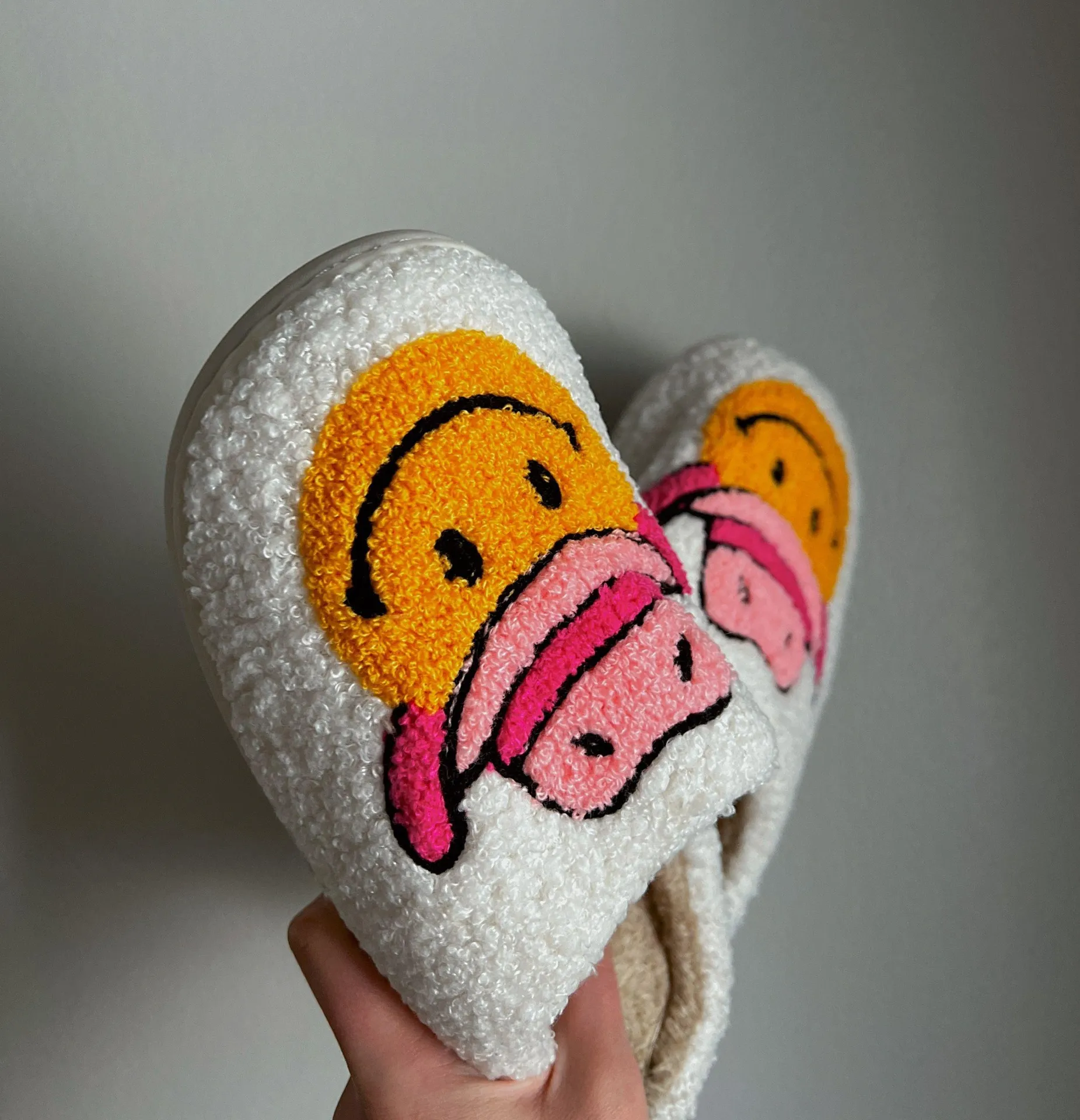 Altar'd State Smiley Face Slippers  - Image 3