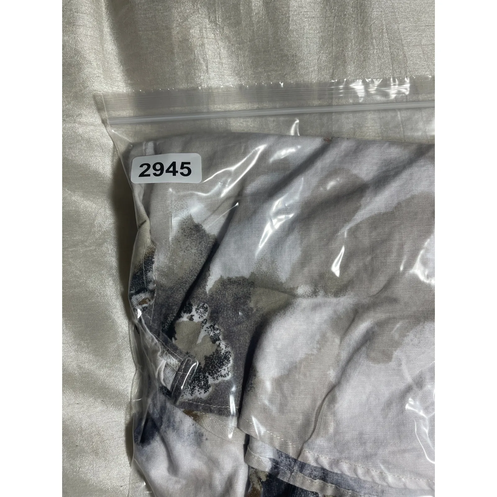 Harve Bernard Women Top 3X Abstract Floral Linen Cotton‎ Button Up Office Travel - Image 9