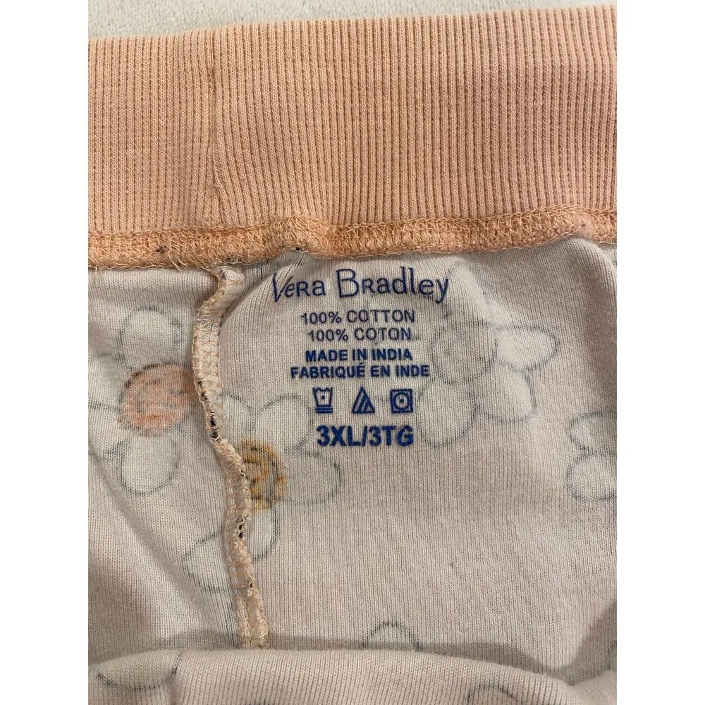 Floral Print Jogger Pajama Pants Daisy Pink Women's Plus Size 3XL - Image 7