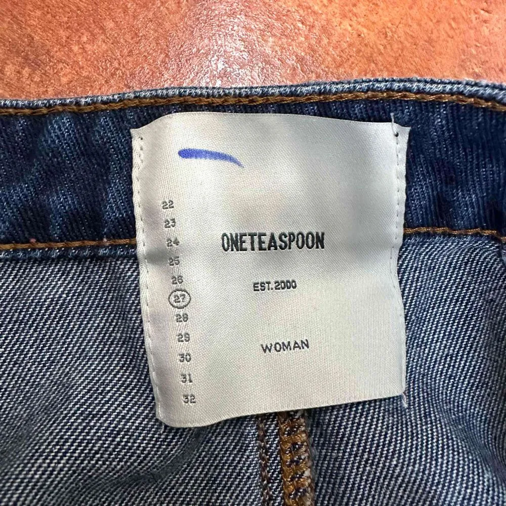 One TeaSpoon Society Pencil Denim Skirt Size 27 - Image 7