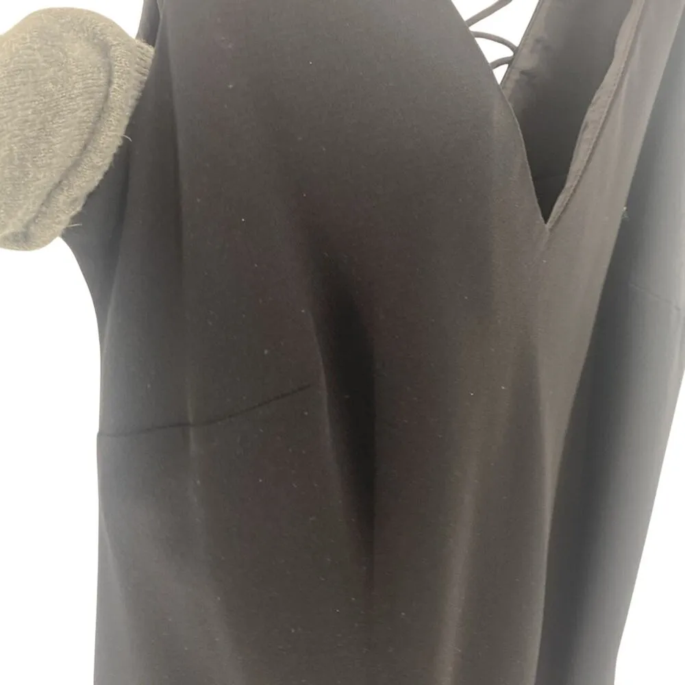 Vintage Jones Wear LBD 90s asymmetrical date night holiday party black size 6 - Image 4