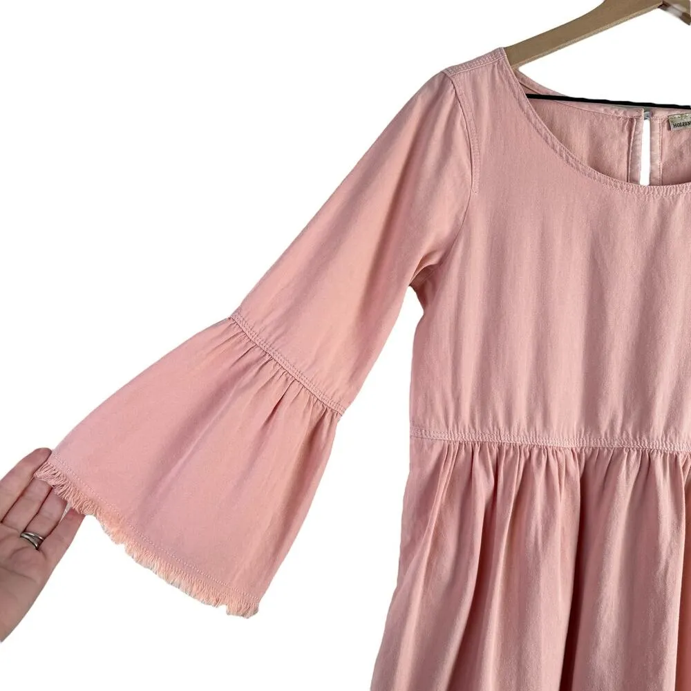 Anthropologie Holding Horses‎ Lilibet Pink Ombre Boho Babydoll Dress, Size 4 - Image 10