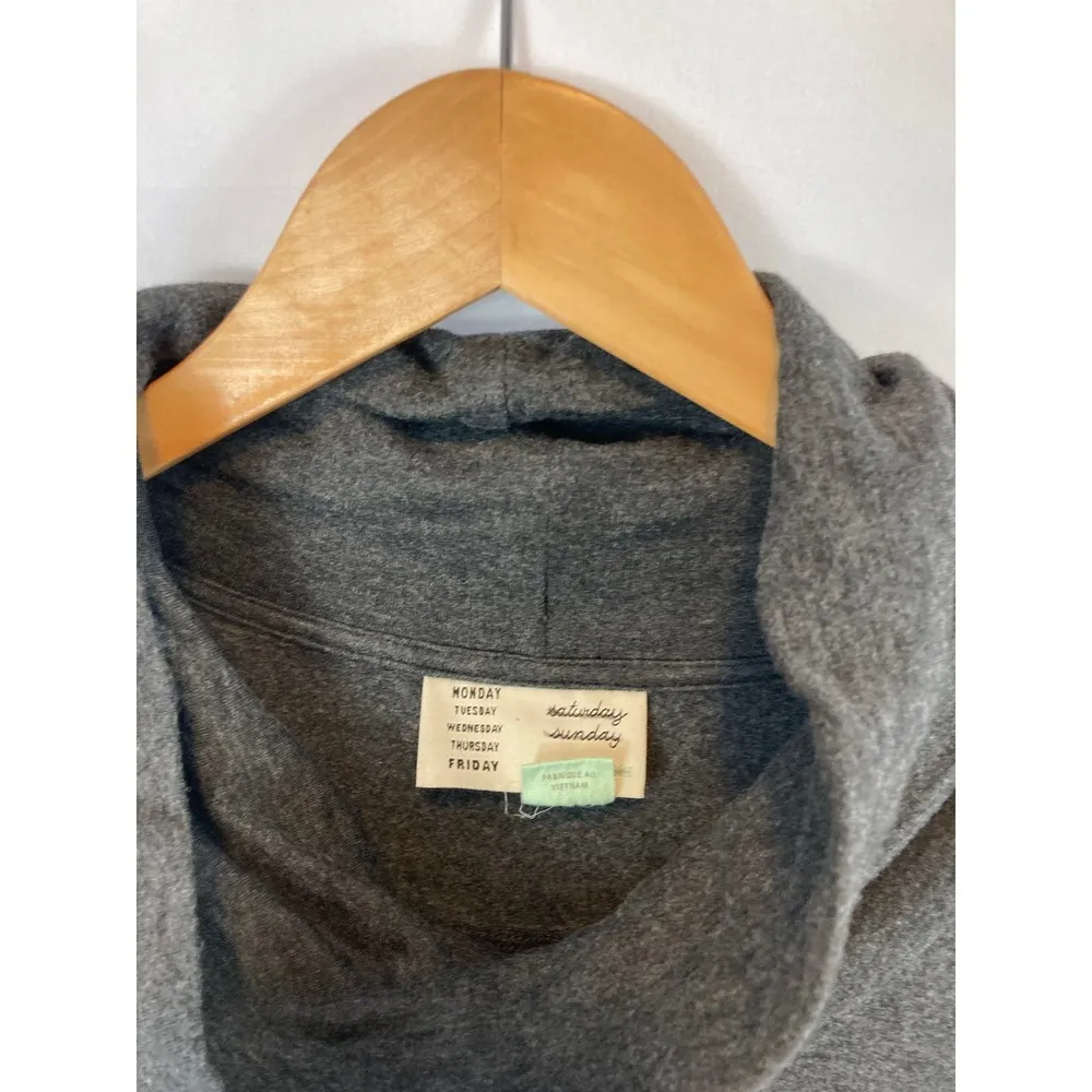 Anthropologie Saturday Sunday Cowl Neck Satin Back Dress Size XS - Image 3