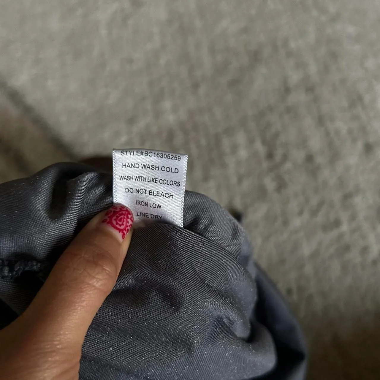 Grey Velvet Bodysuit - Image 7