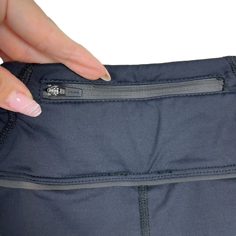 Alala Bandier Black Leggings Tights Watercolor block crop Womens Small Stretch - Image 9