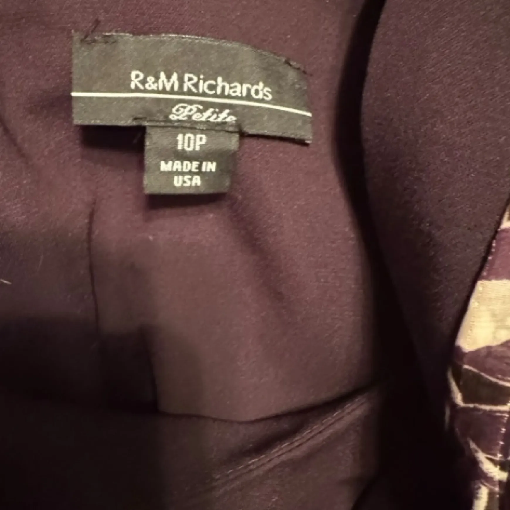 R&M Richards Petite‎ Suit Jacket with Attached Top - Image 7