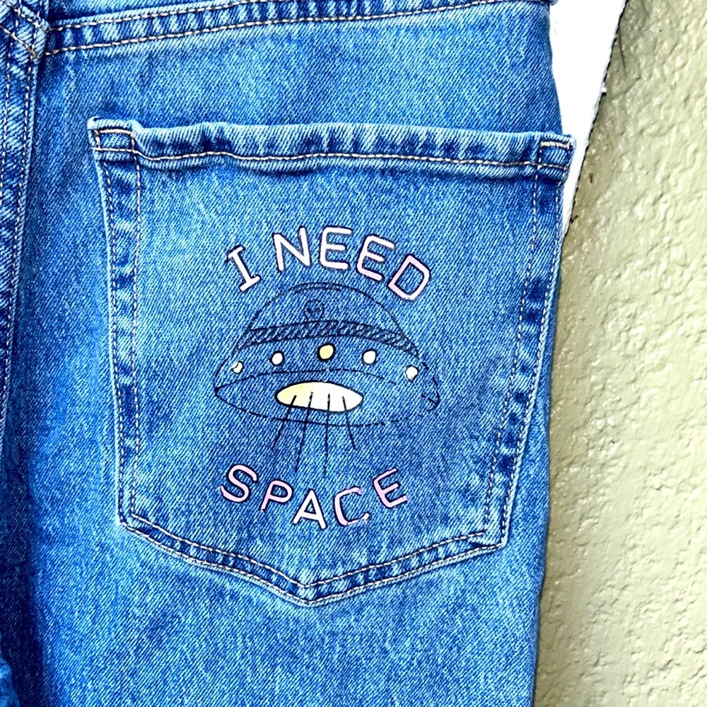 Wild Fable Women's Jeans Super High Rise Wide Leg Cropped Jeans - Image 5