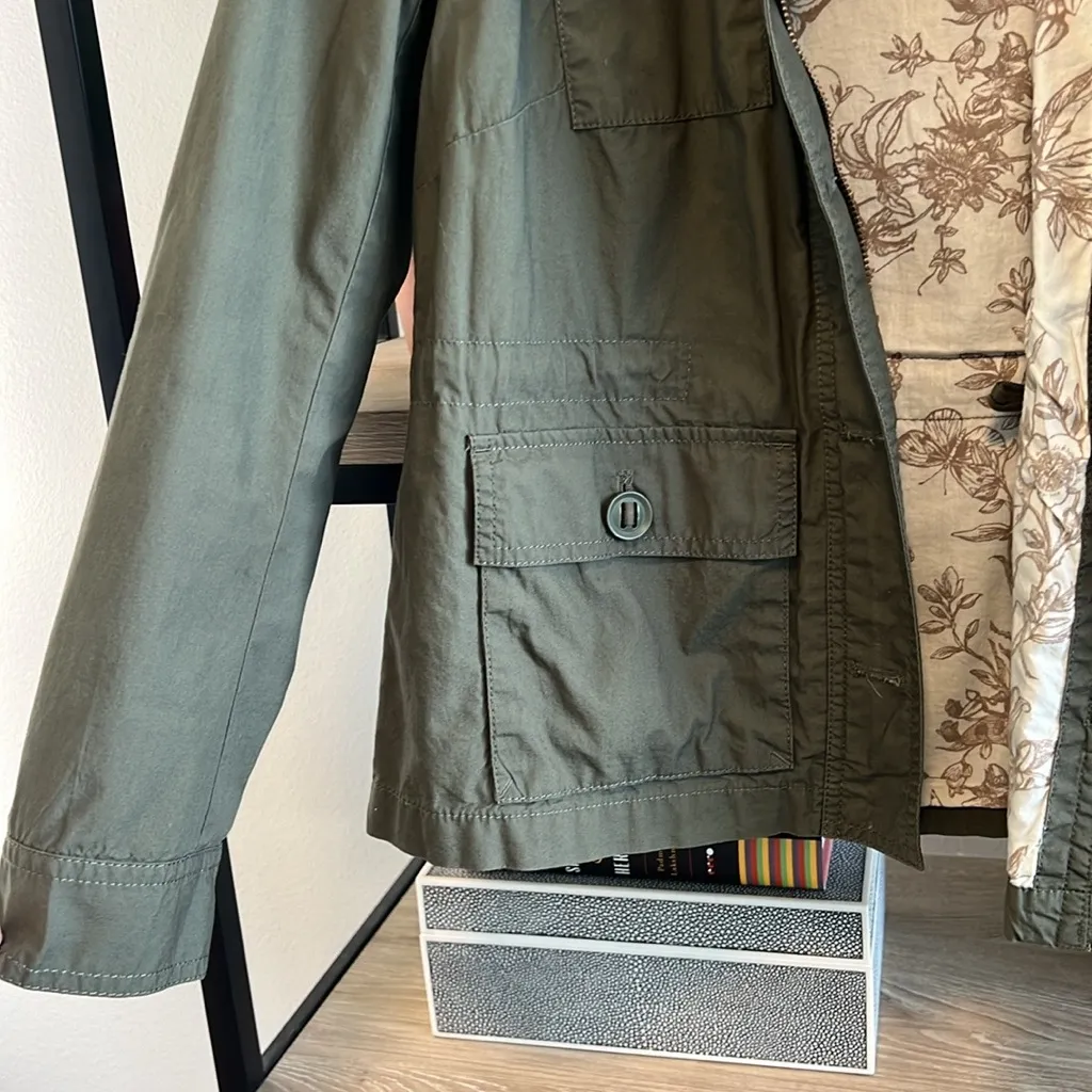 Talbots Woven Soft Canvas Utility Style Blazer w/Pockets, SP - Image 4