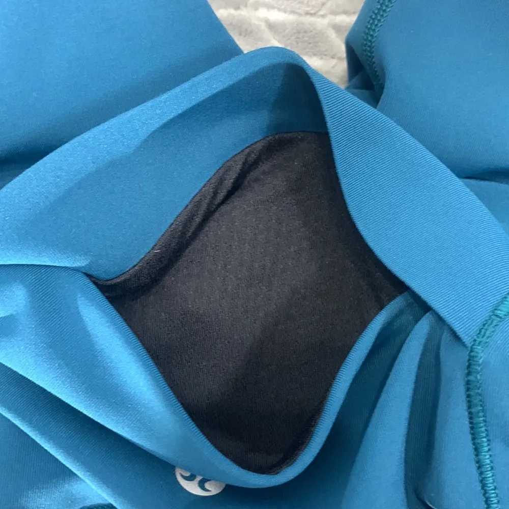 Double Day Deep Teal Tights Leggings Size 8 - Image 9