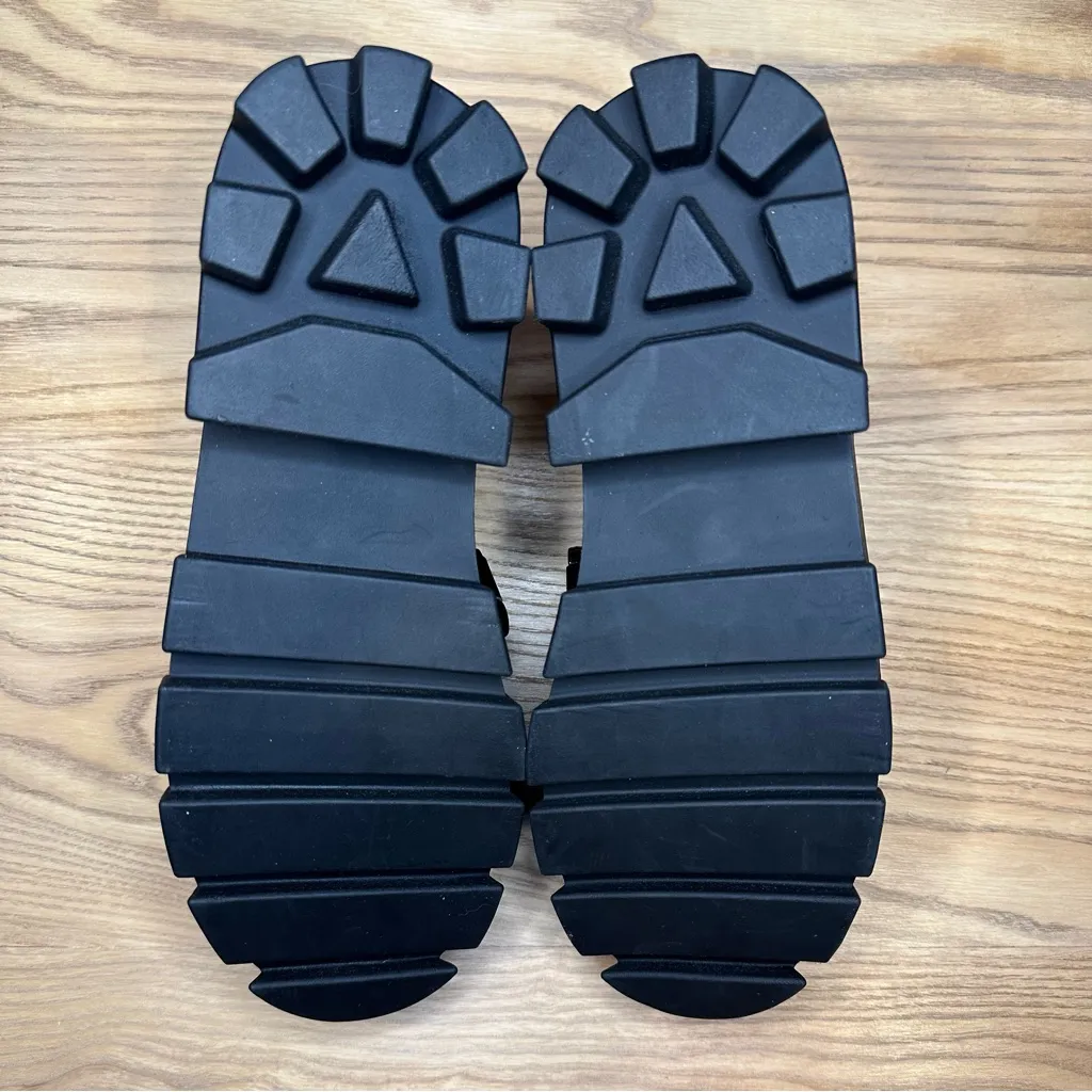 Kelsi Dagger Brooklyn Boxer Black Chunky Chain Platform Mules - Image 8