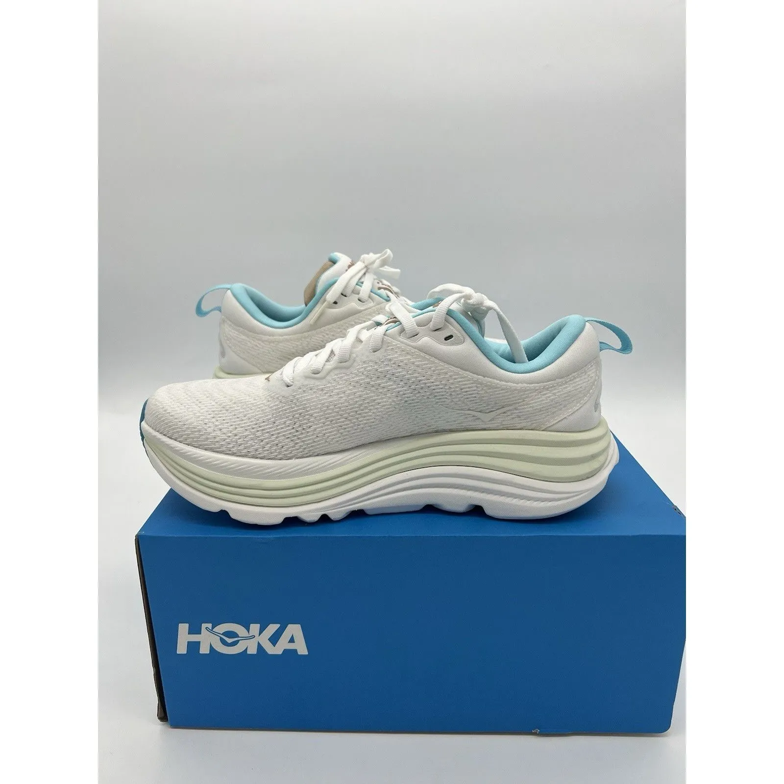 Hoka One One Women's Gaviota 5 Size 6 FTRS Frost Blue Medium Width Brand New - Image 6