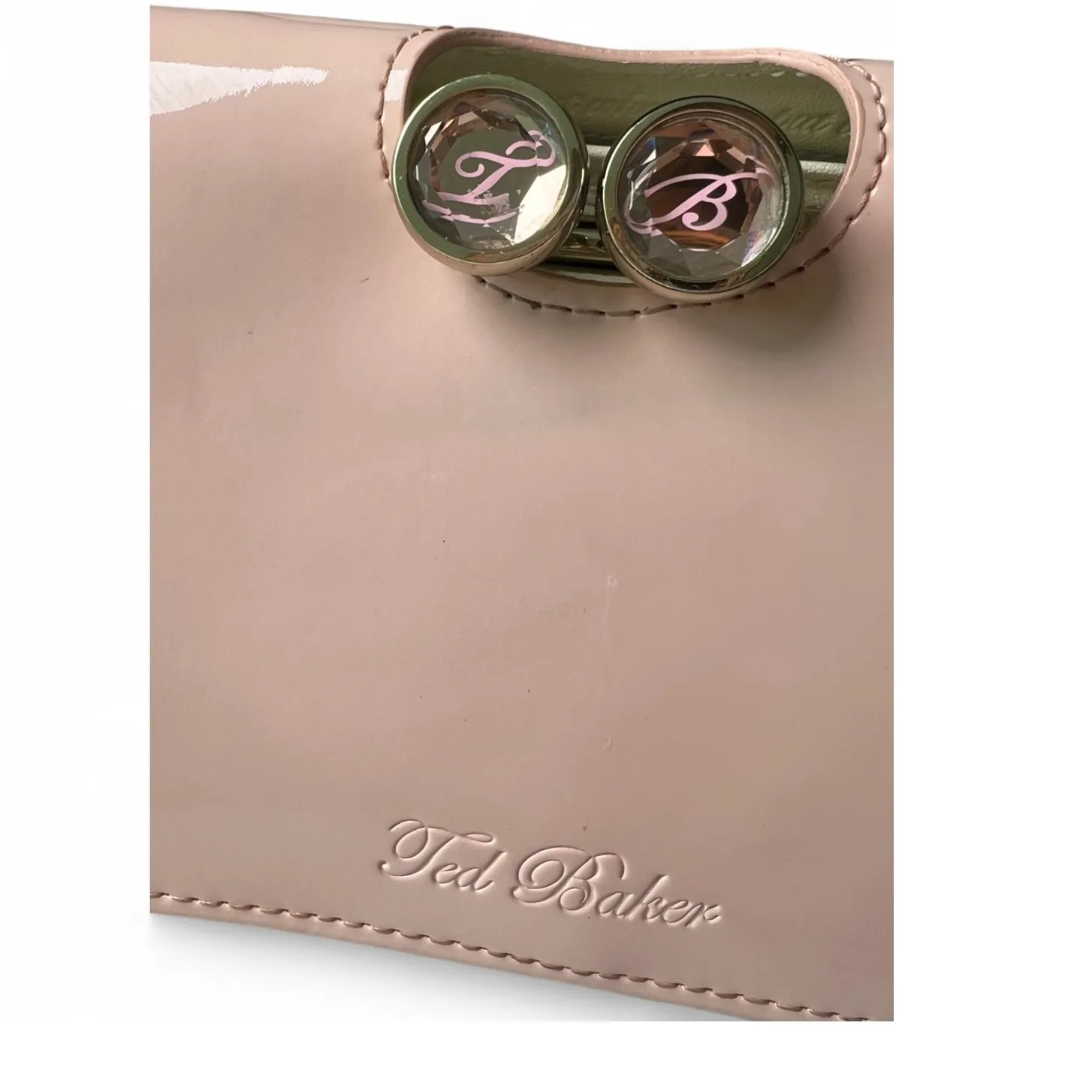 Ted Baker Kassady Crystal Bobble Matinee Purse - Pink Clutch Wallet Evening Bag - Image 5