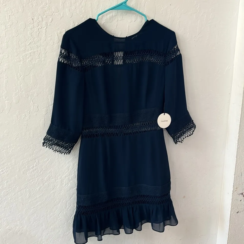Revolve Tularosa Asher Mini Dress Indigo Blue Navy Small - Image 7