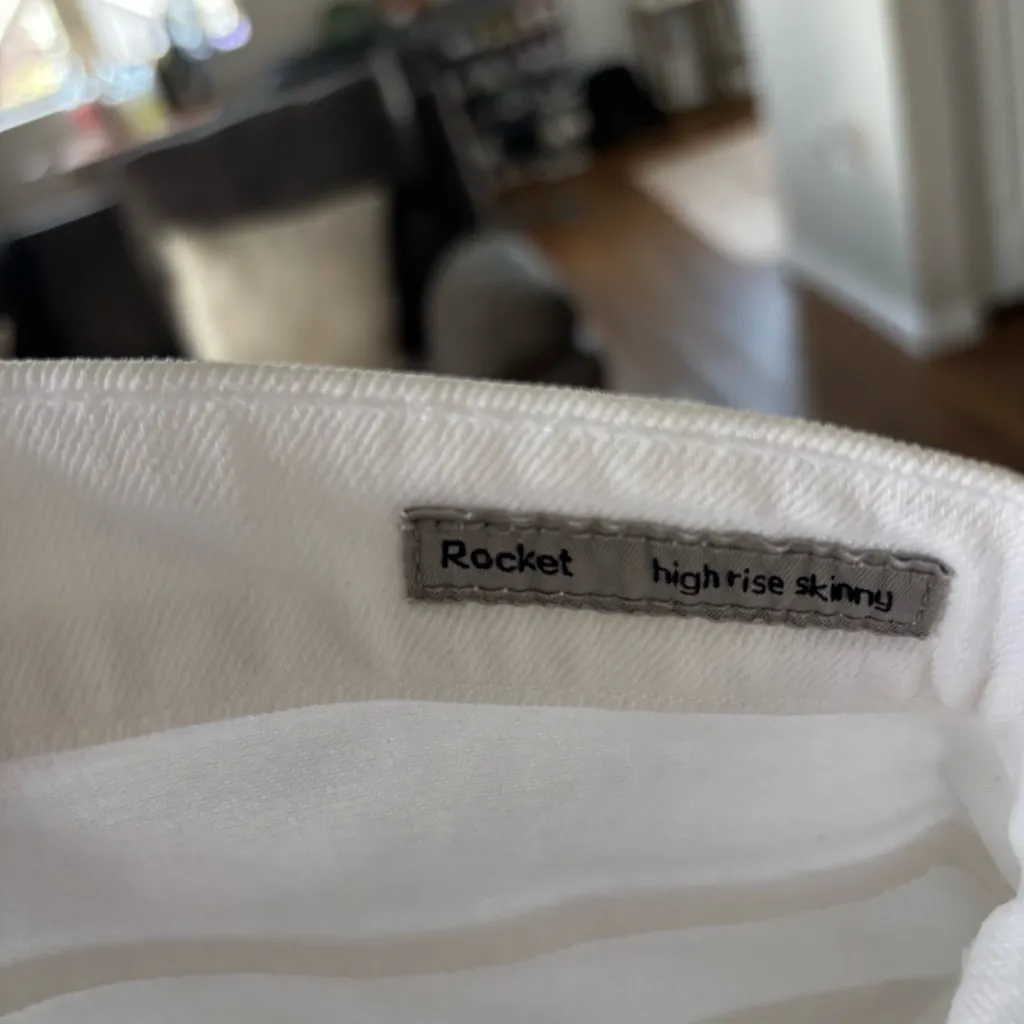 Citizens of Humanity The Rocket White Skinny High Rise Denim Jeans W27 - Image 8