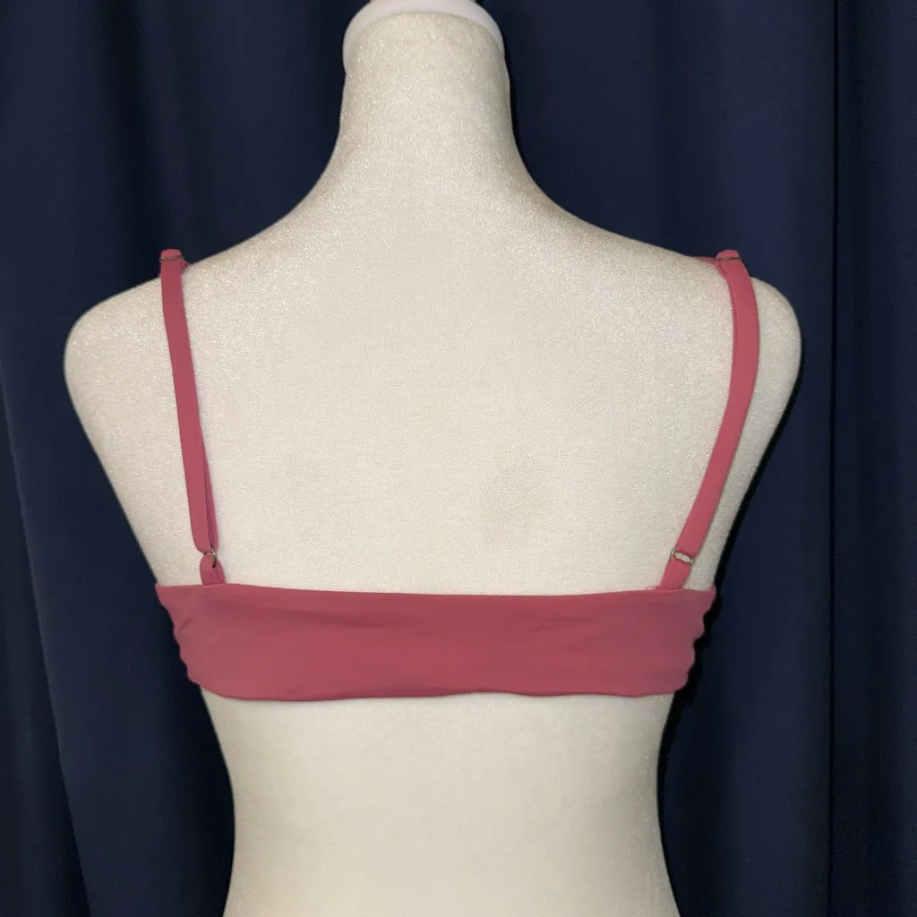 NWOT Andie Swim The Symi Top Bikini Top Flat Mulberry Pink Size Medium M - Image 2